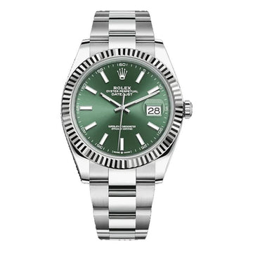 Rolex Datejust 126334 Mint Green Men 41MM