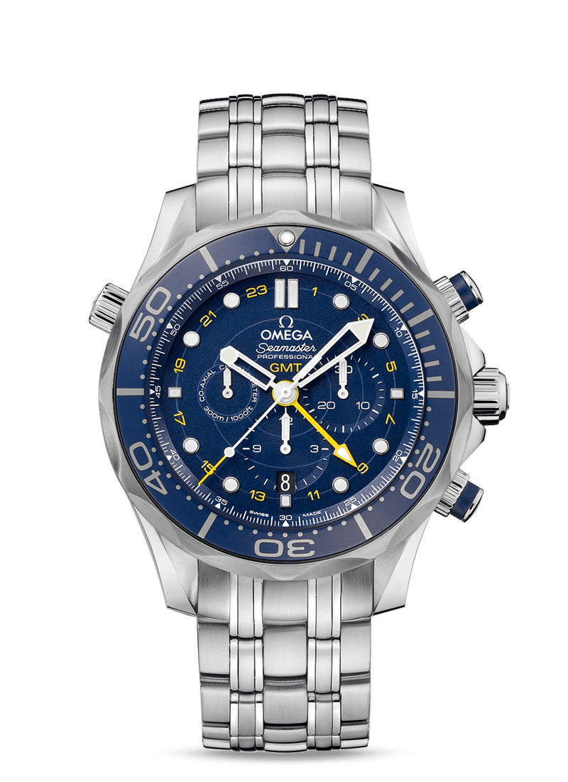 Seamaster Steel Chronograph Watch 212.30.44.52.03.001