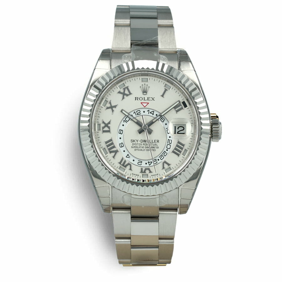 Rolex Sky-Dweller 326939 White Dial Oyster 1:1 12A Super Clone