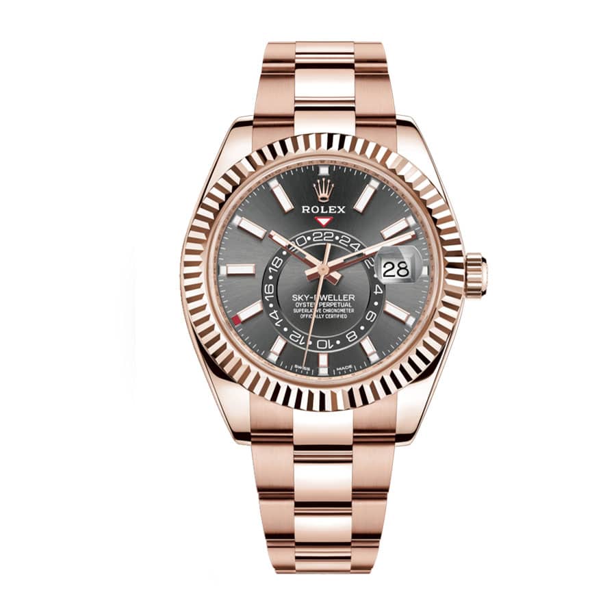 Rolex Sky-Dweller 326935-0007 SRO Automatic Everose Rhodium Dial Oyster 1:1 12A Super Clone