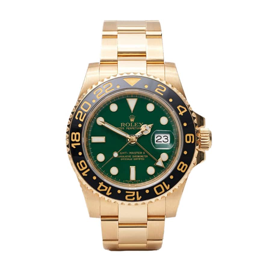 Rolex GMT-Master II 11678LN Yellow Gold Green Dial oyster 1:1 12A Super Clone