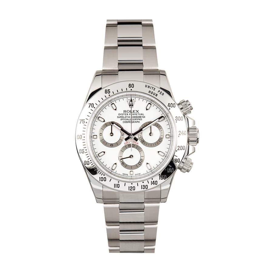 Rolex Daytona White Dial 116520 1:1 12A Super Clone