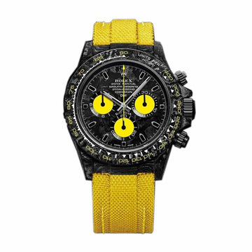 Rolex Daytona DiW NTPT Carbon 46490 Lemon Edition 1:1 12A Super Clone