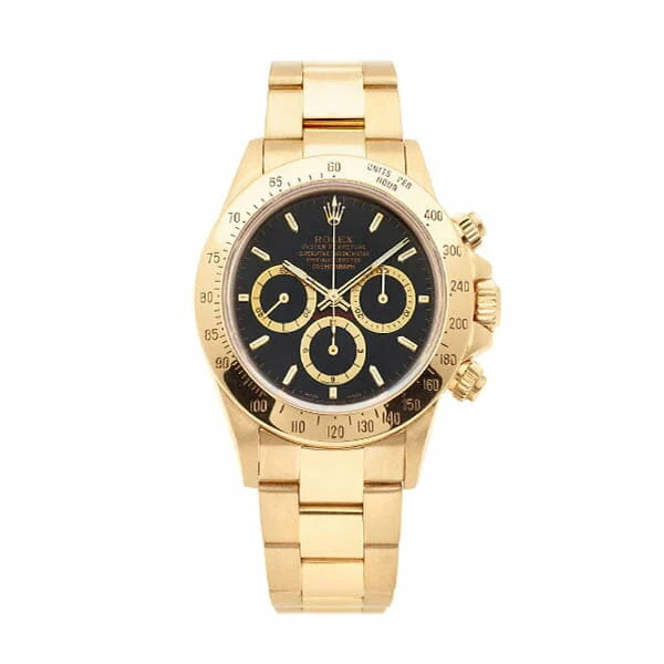 Rolex Daytona Cosmograph Yellow Gold Black Dial 16528 Oyster 1:1 12A Super Clone