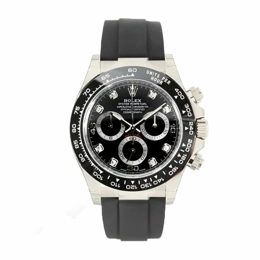 Rolex Daytona 116519LN Oysterflex Diamond 1:1 12A Super Clone