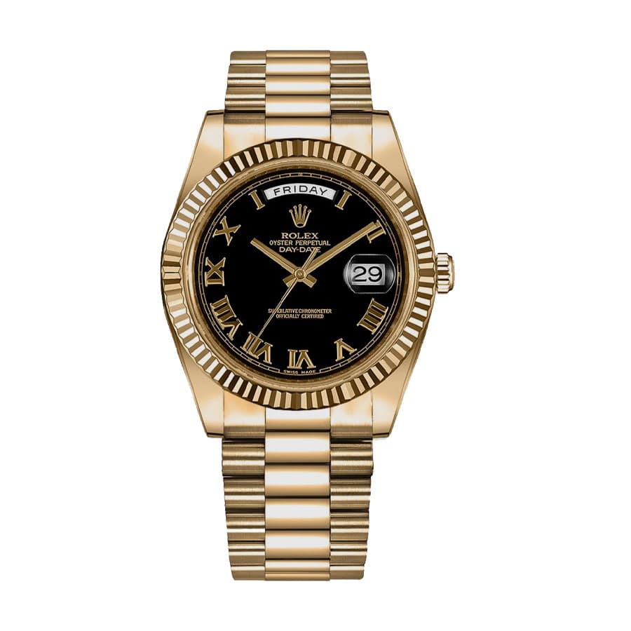 Rolex Day-Date Collection Black 1:1 12A Super Clone