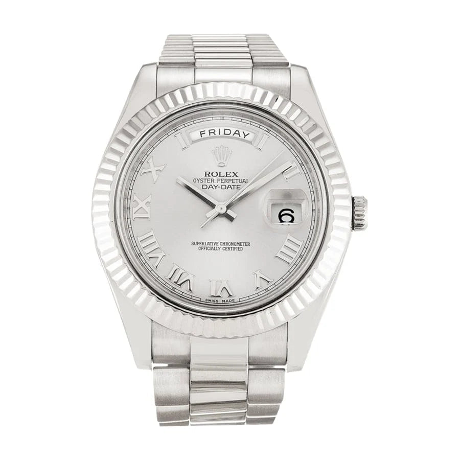 Rolex Day-Date 218239-0041 V6 White Roman Dial 1:1 12A Super Clone