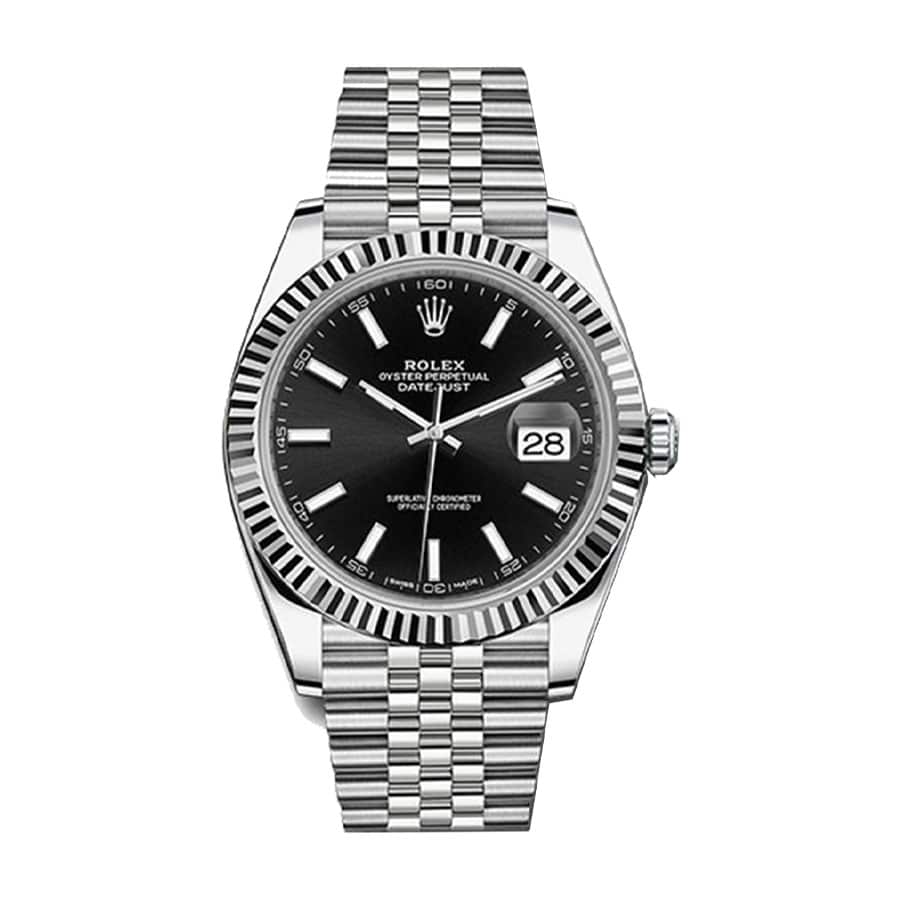 Rolex Datejust 126234 Stainless Steel Black Dial 1:1 12A Super Clone