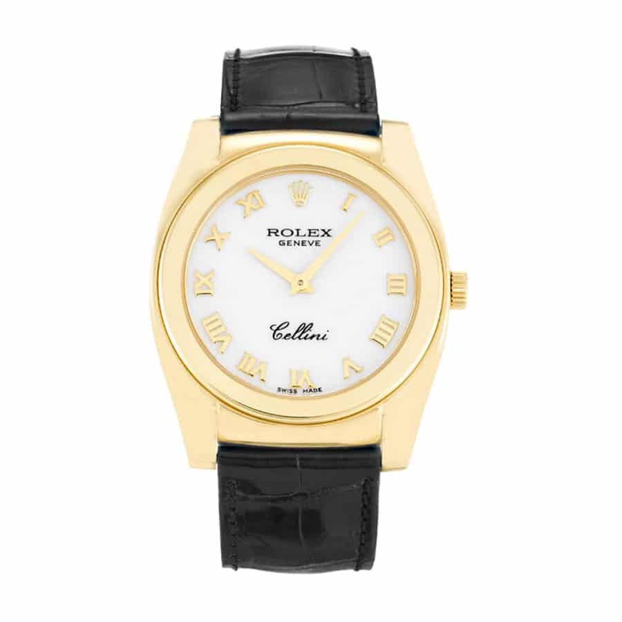 Rolex Cellini Geneve Yellow Gold White 5320/8 1:1 12A Super Clone