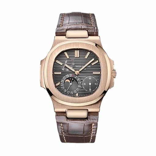 Patek Philippe Nautilus Gold Leather 1:1 12A Super Clone