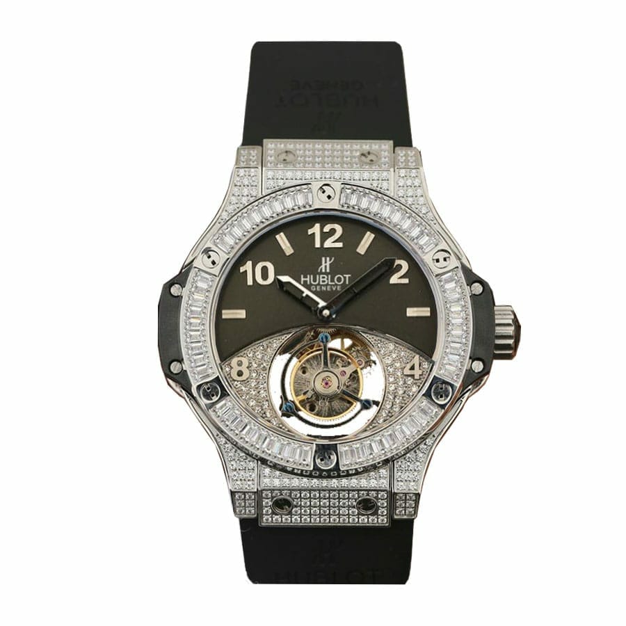 Hublot With Diamonds Black 1:1 12A Super Clone