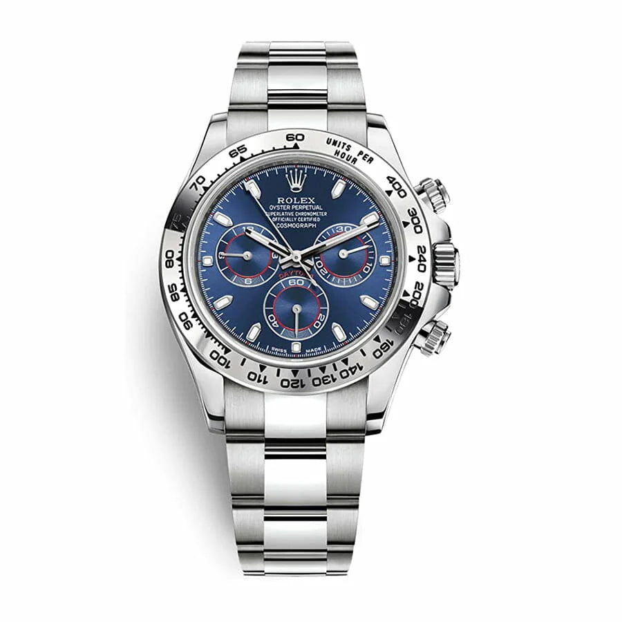 Daytona White Gold Blue Dial 1:1 12A Super Clone