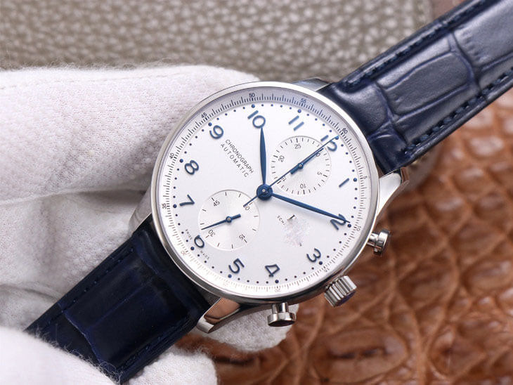 PORTUGIESER IW371605 ZF FACTORY BLUE STRAP