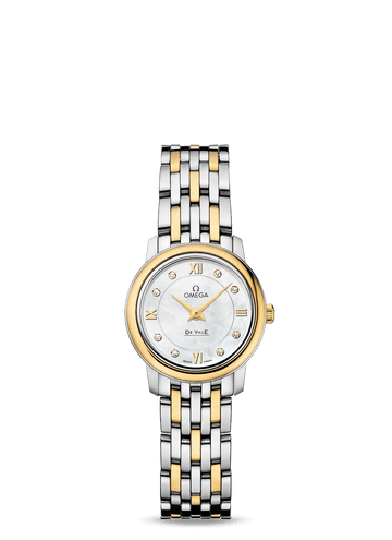 De Ville Steel yellow gold Diamanten Watch 424.20.24.60.55.001