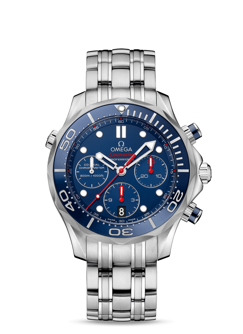 Seamaster Steel Chronograph Watch 212.30.42.50.03.001